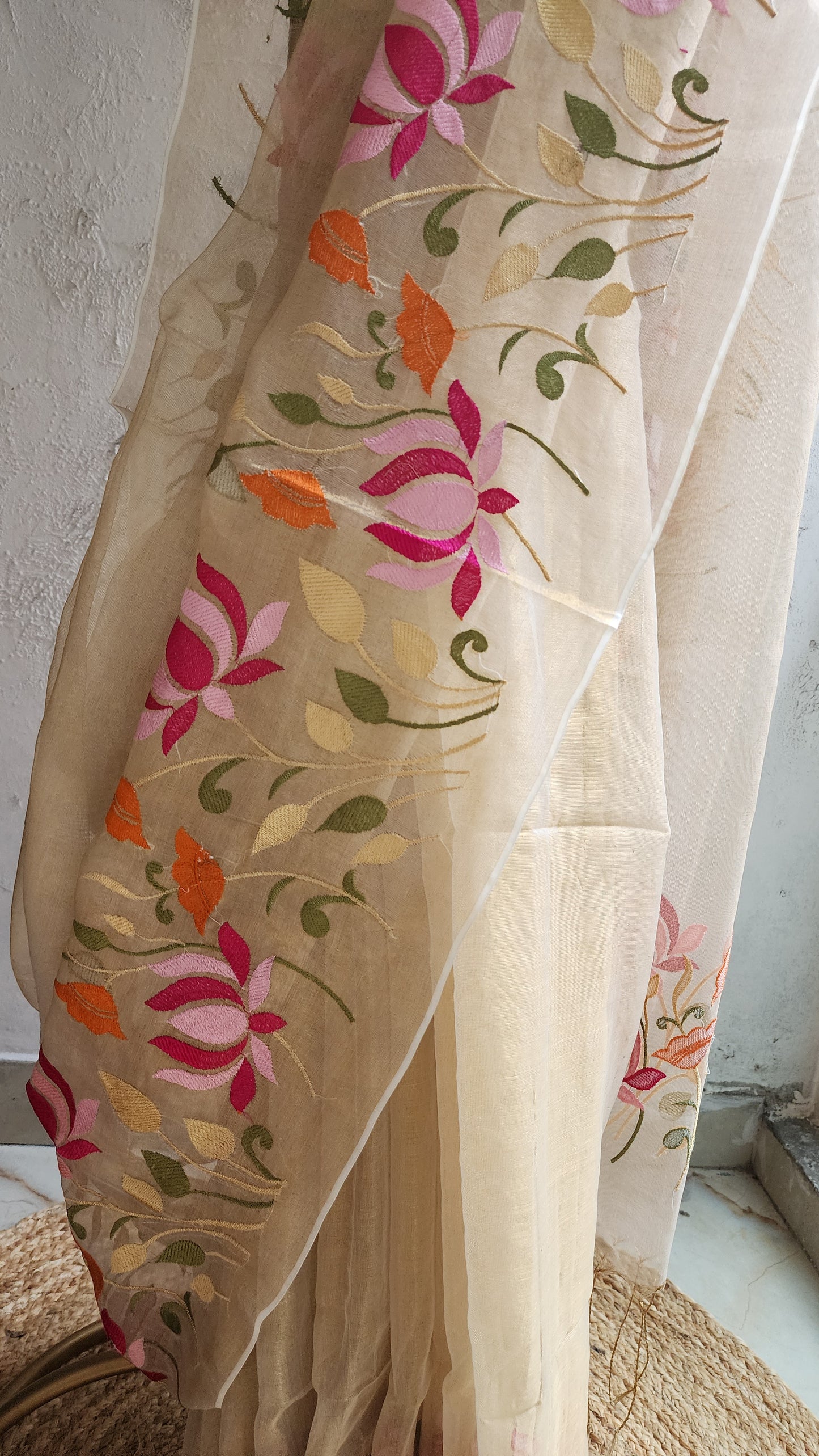 Safa Sheen Raga Saree