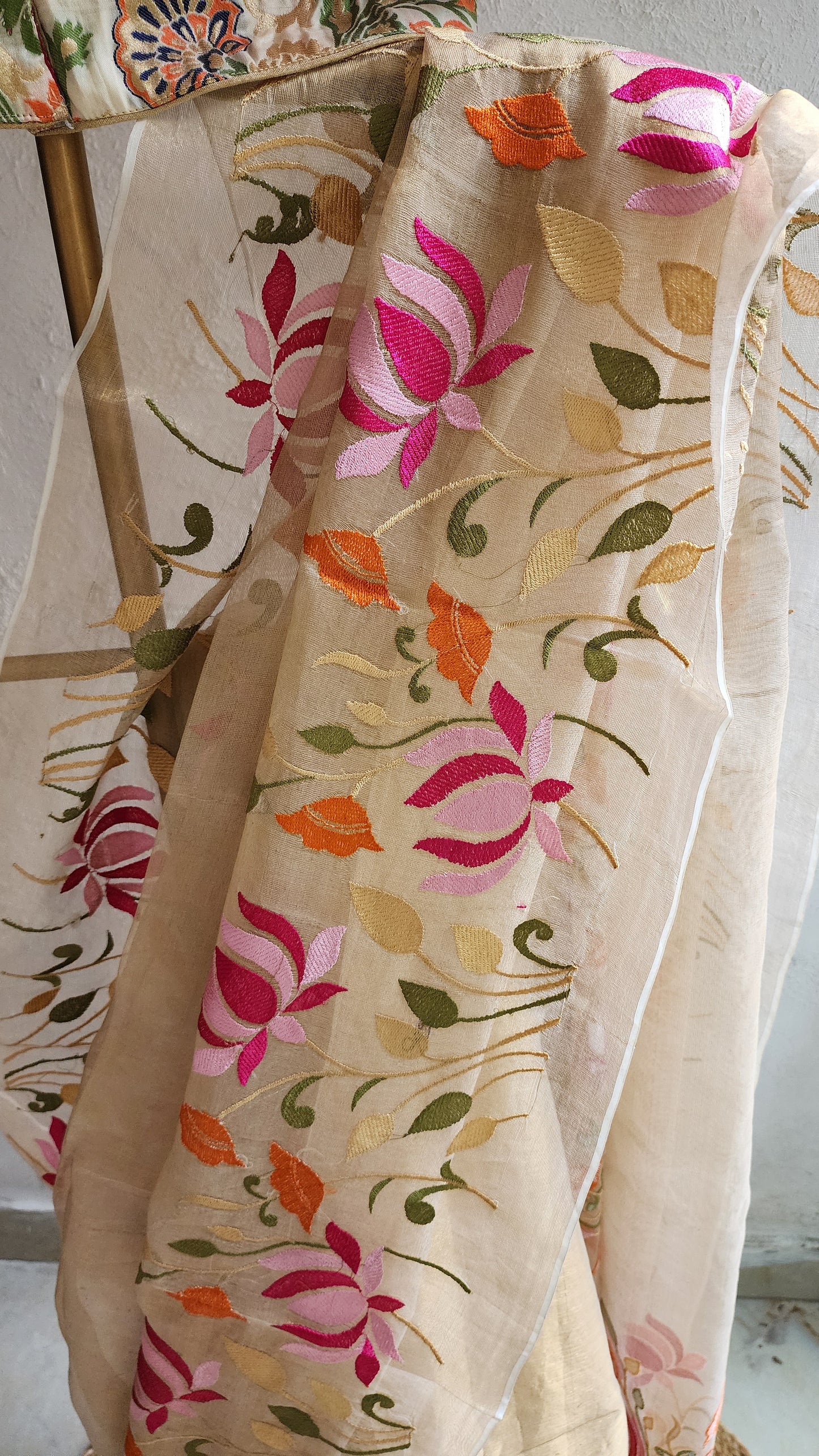 Safa Sheen Raga Saree