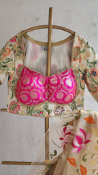 Safa Sheen Raga Saree