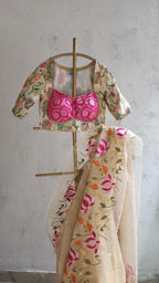 Safa Sheen Raga Saree