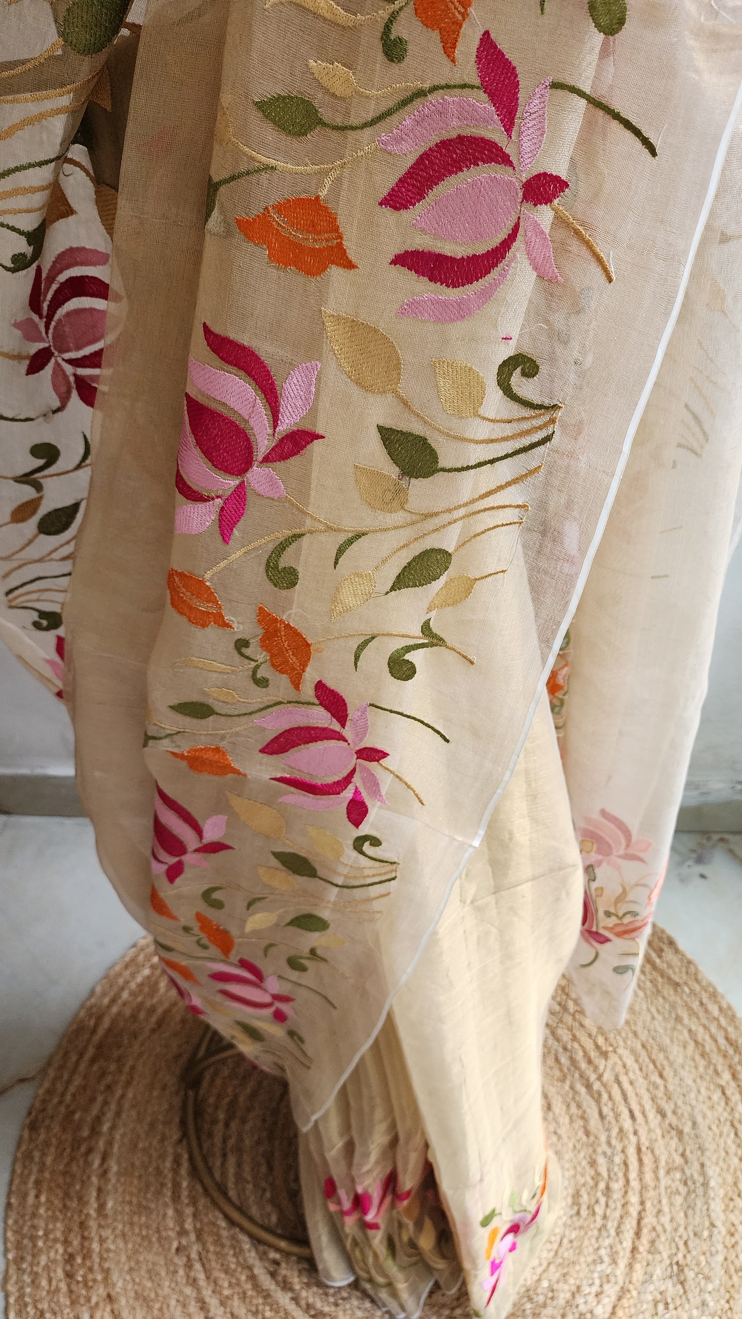 Safa Sheen Raga Saree