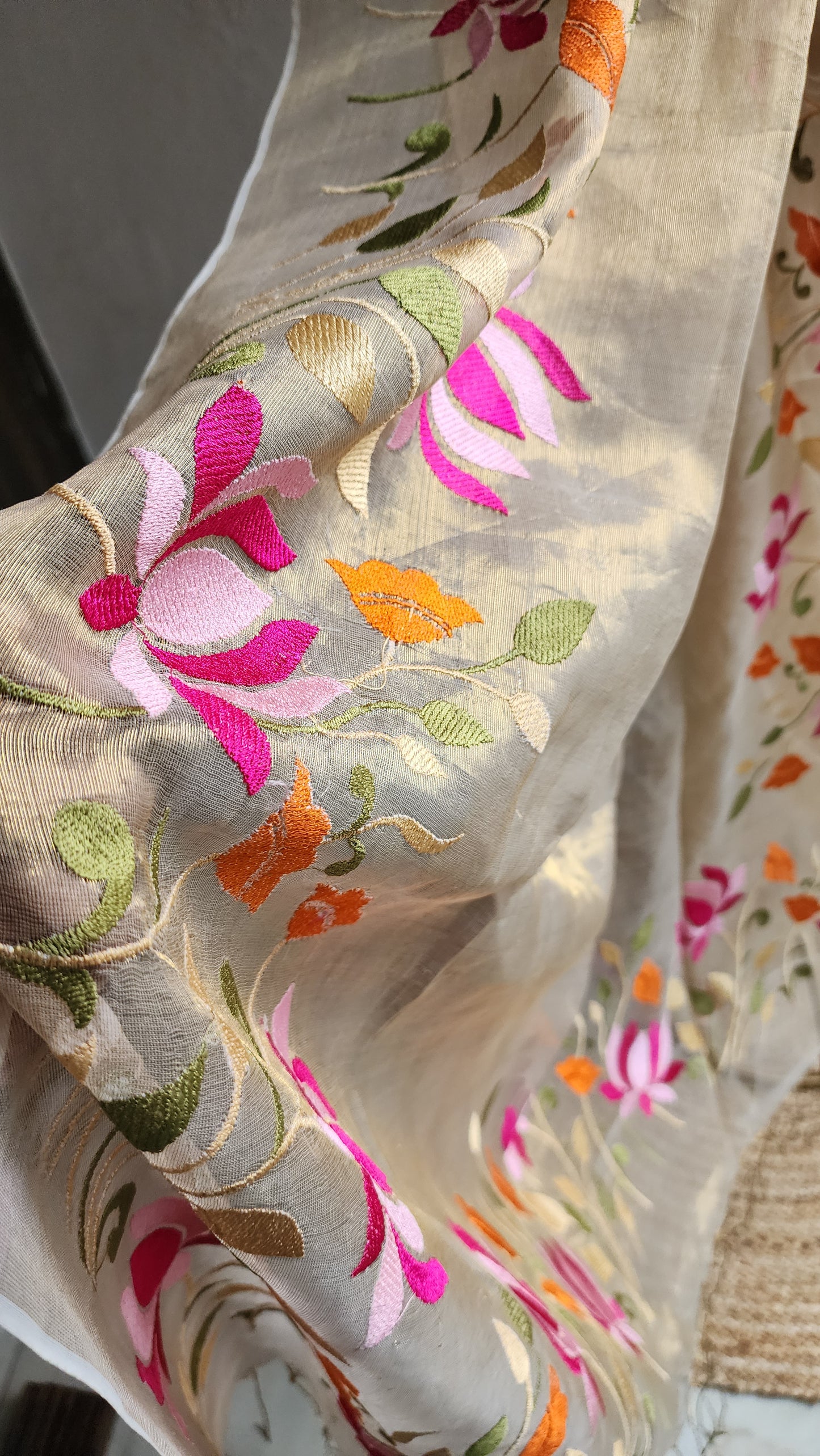 Safa Sheen Raga Saree