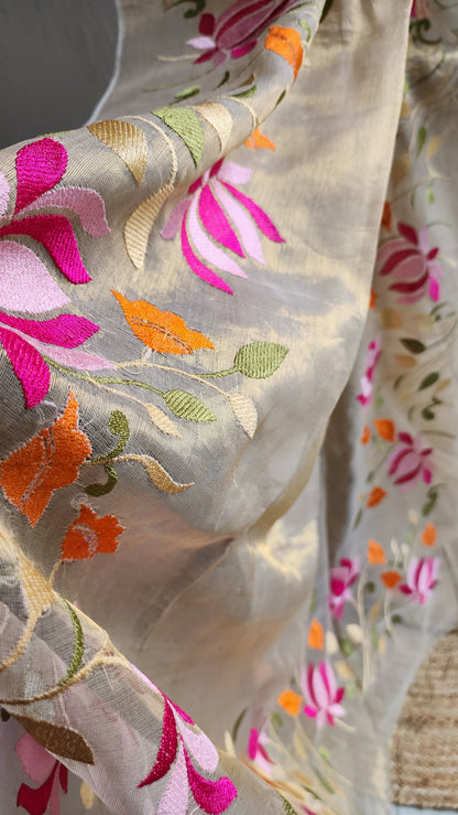 Safa Sheen Raga Saree