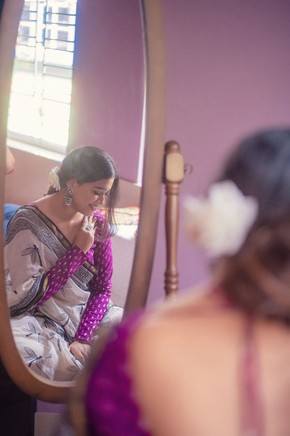 Purple Tilak Blouse