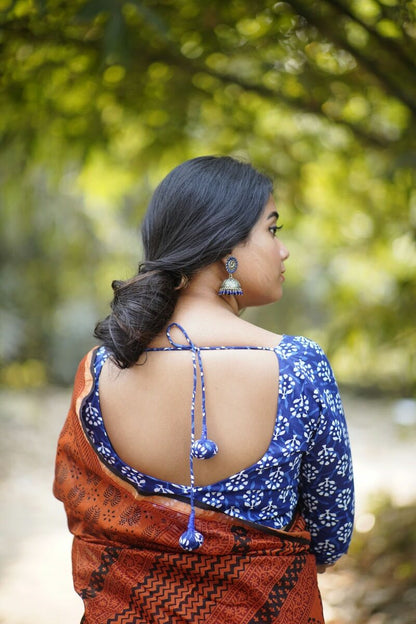 Indigo Anemone Blouse