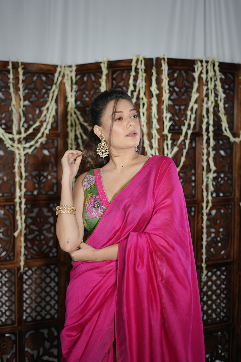 Nusrat Hand embroidered Saree