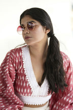 Lacey Road Blouse (Blush Pink)