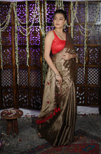 Sona Handloom Tissue Raga Saree