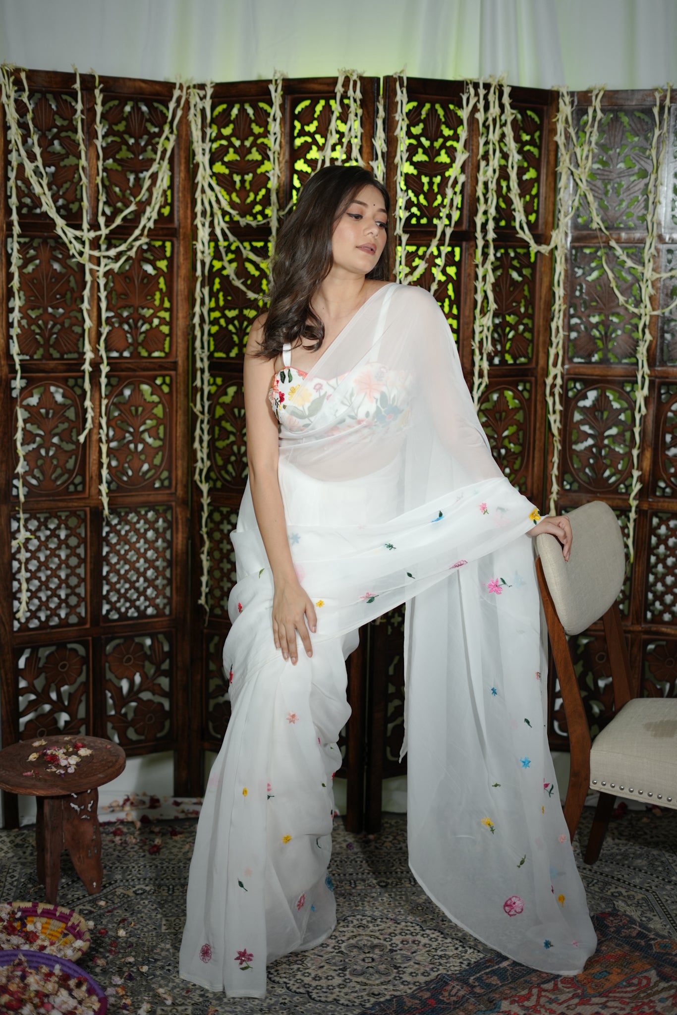 Naaz Hand embroidered Saree