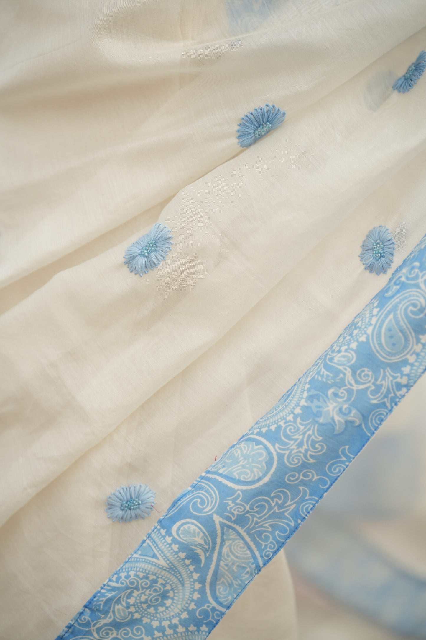 Sky Sapphire Saree