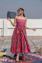 Wasabi Dress - Hot Pink