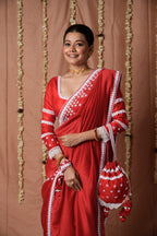 Chandni Laal Saree