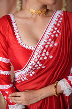 Chandni Laal Saree