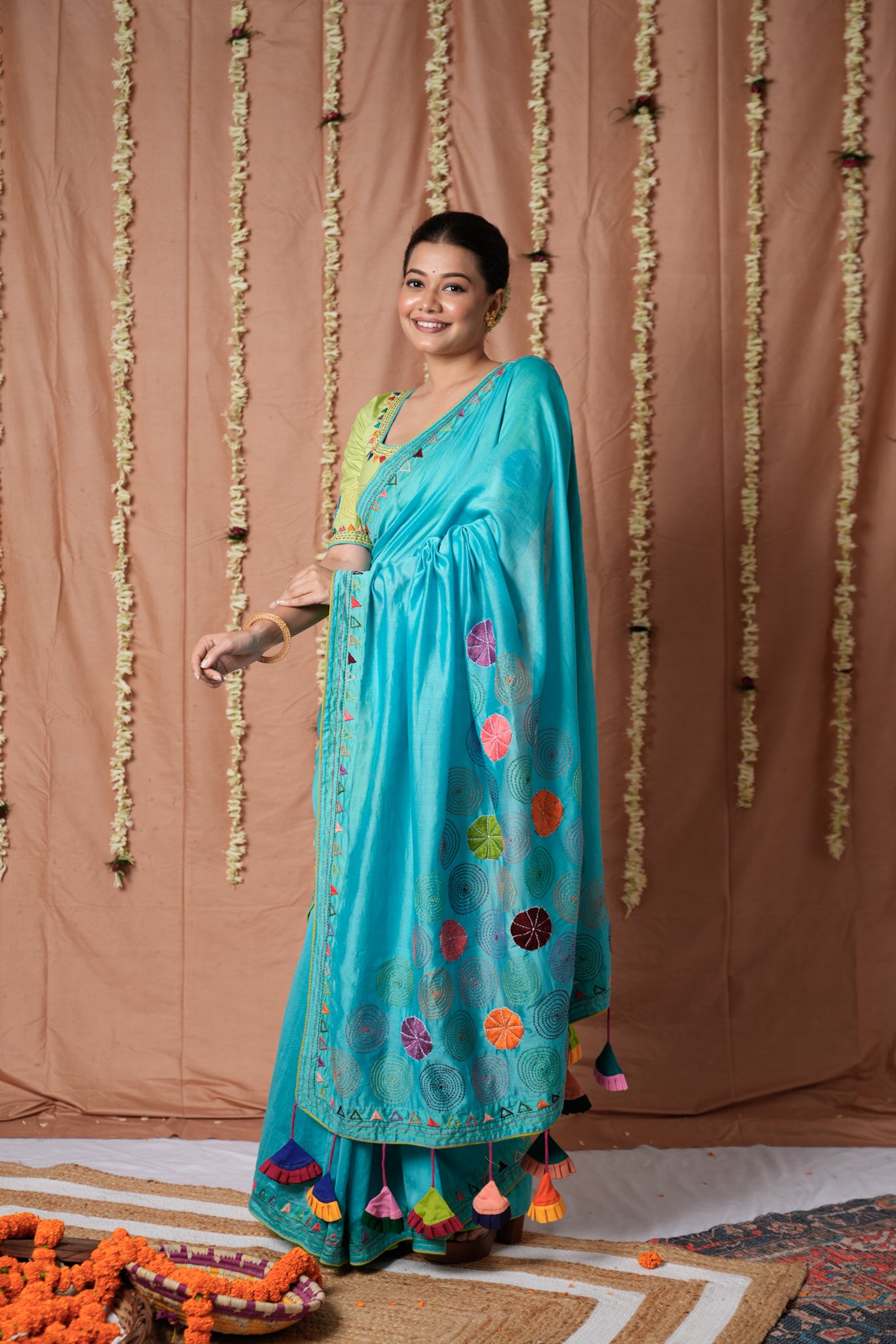 Neelam Sitara Saree