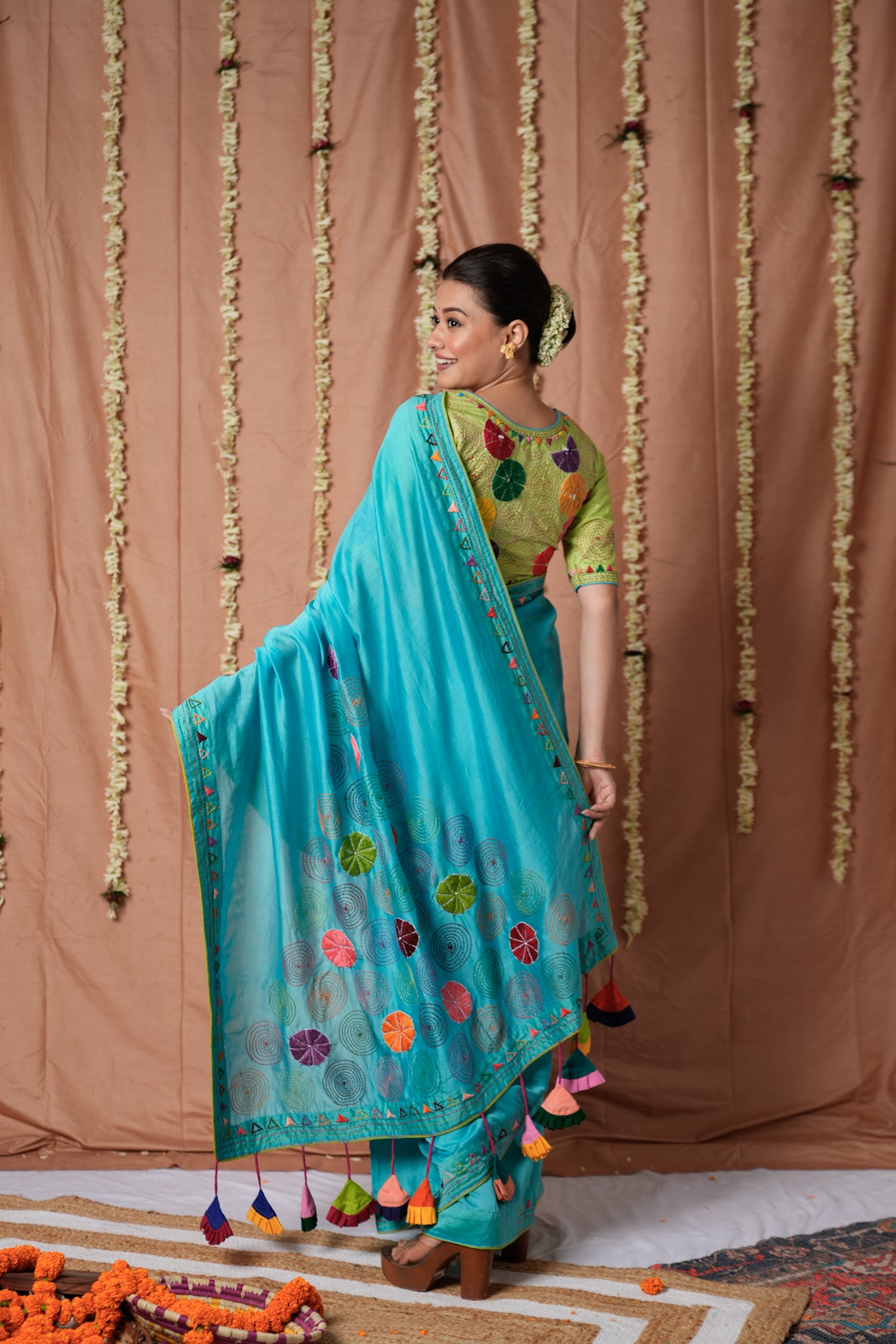 Neelam Sitara Saree