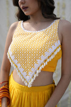 Sunshine Firefly Chanderi Lehenga Set