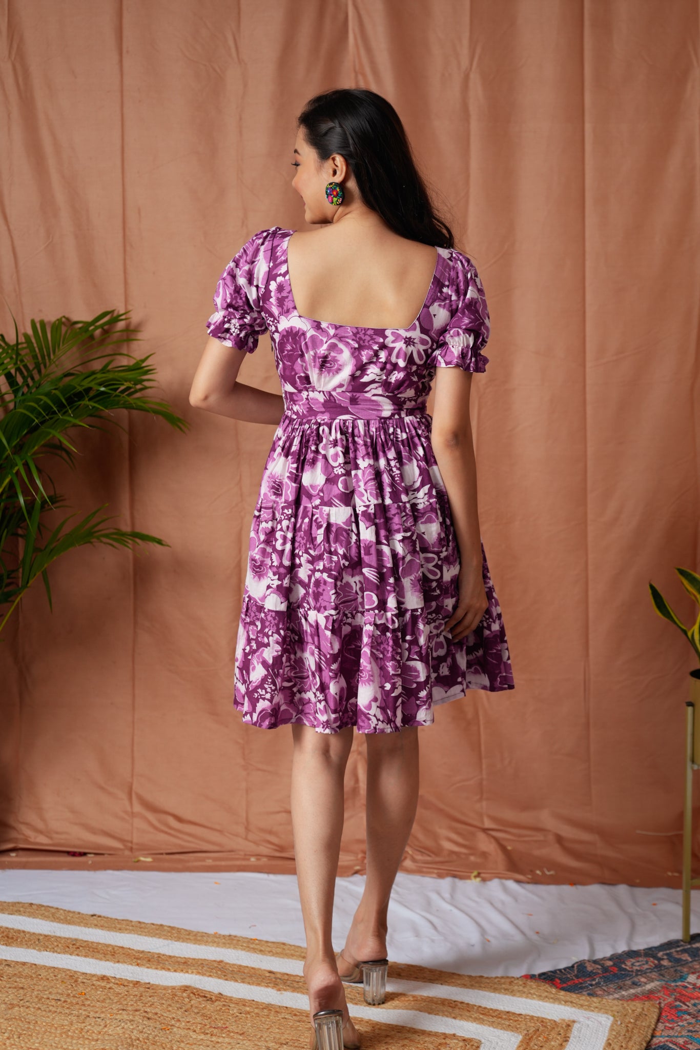 Lilac Delight Midi Dress