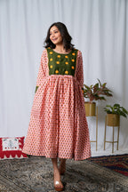 Alisba Hand Embroidered Dress