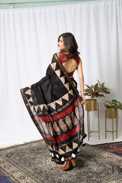 Jiya Maheshwari Cotton Silk Saree