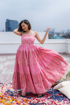Elsa Maxidress(Pink Flamingo)