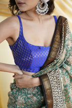 Blue Bubble Blouse