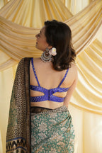 Blue Bubble Blouse