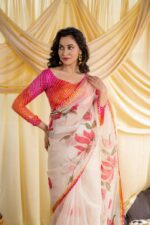 Lotus Organza Saree