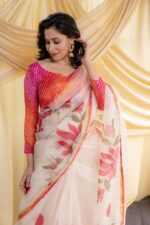 Lotus Organza Saree