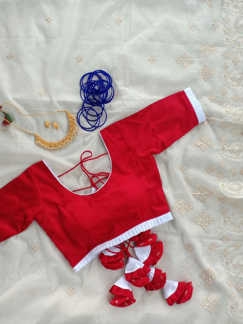 Aliya Blouse-Red