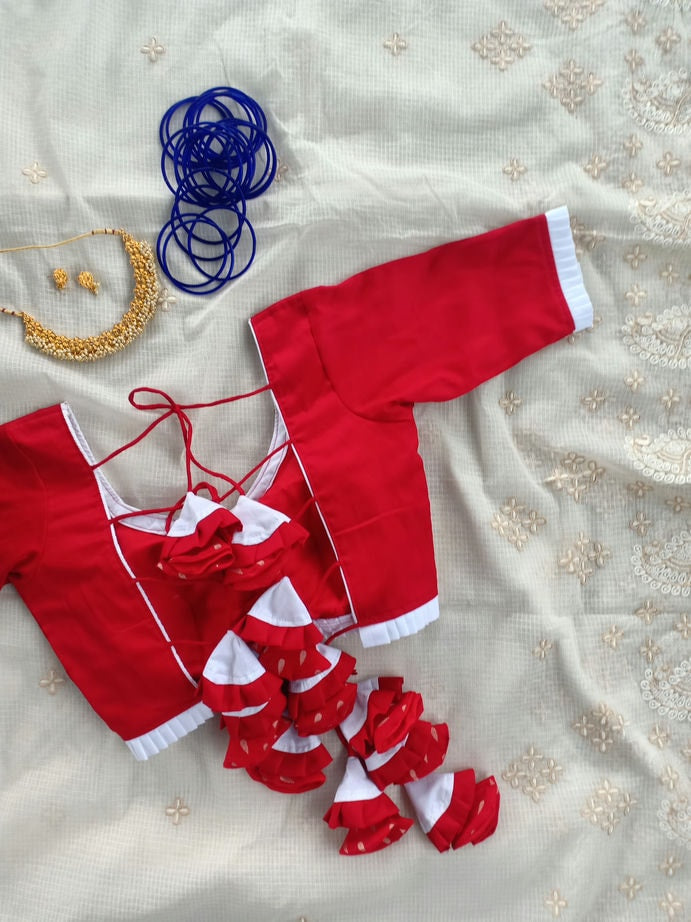 Aliya Blouse-Red