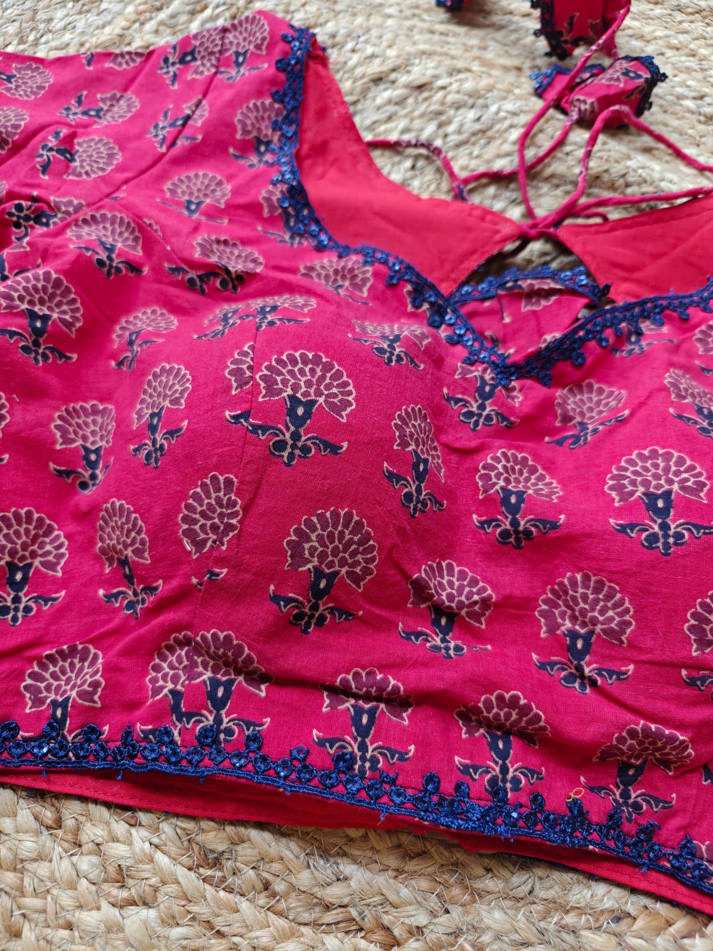 Damini Blouse (Maroon)