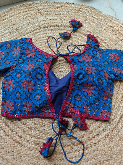 Damini Blouse (Maroon)