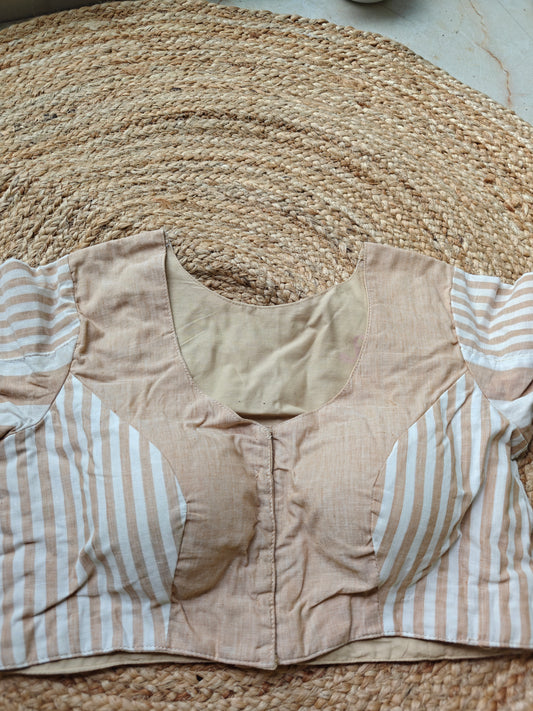 Slub Cotton Khadi Blouse