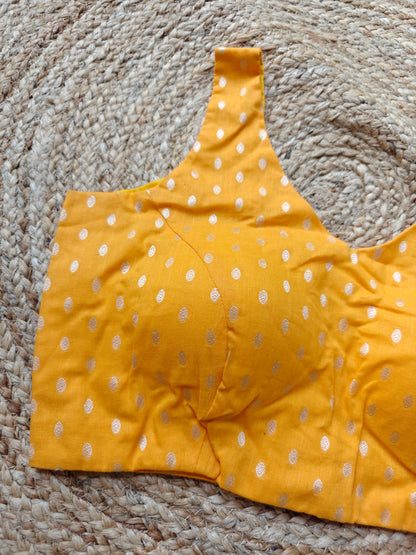 Yellow Sleeveless Blouse