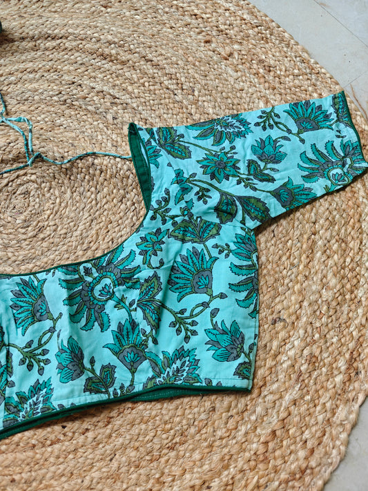 Block Printed Blouse-1