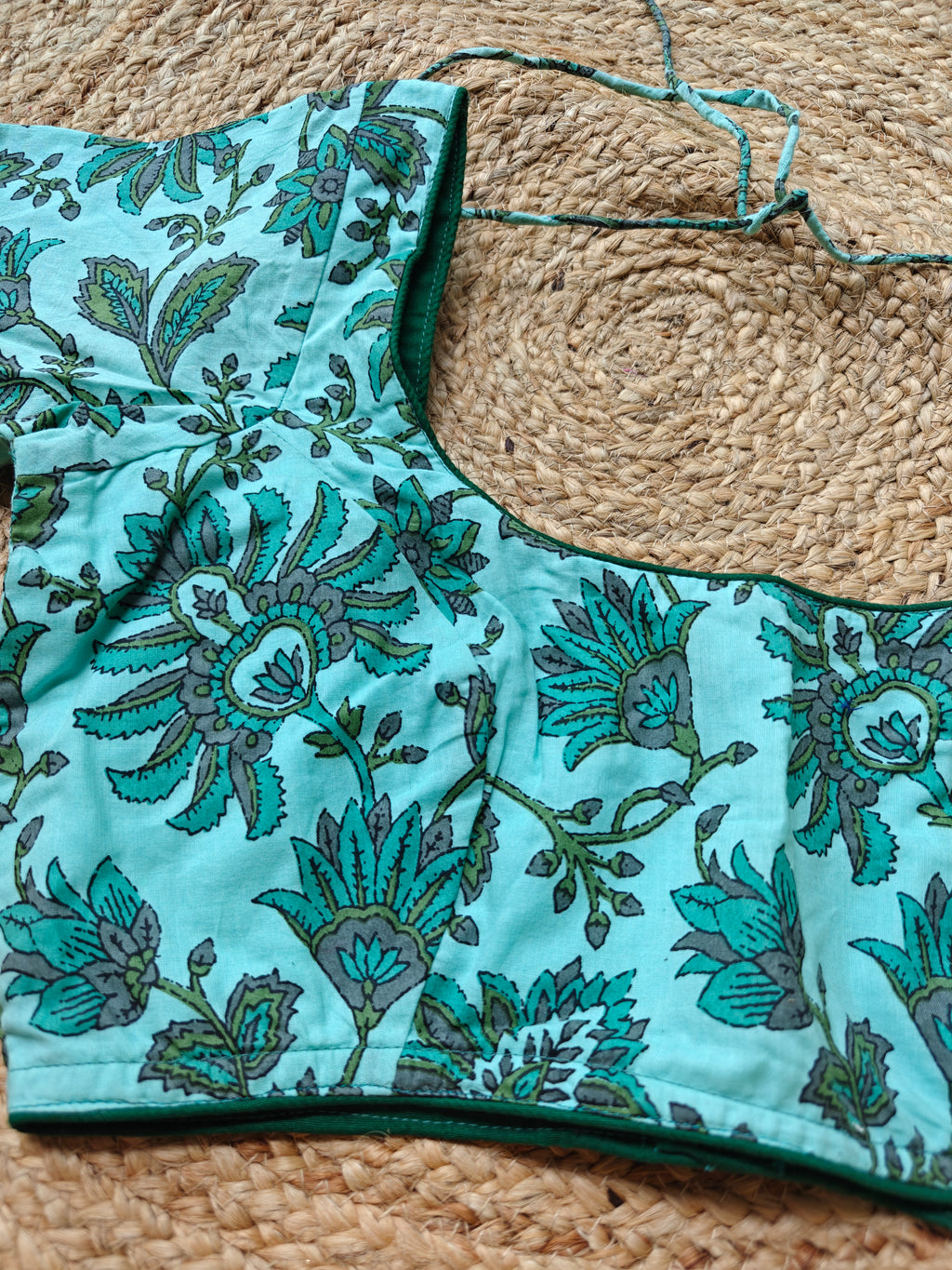 Block Printed Blouse-1