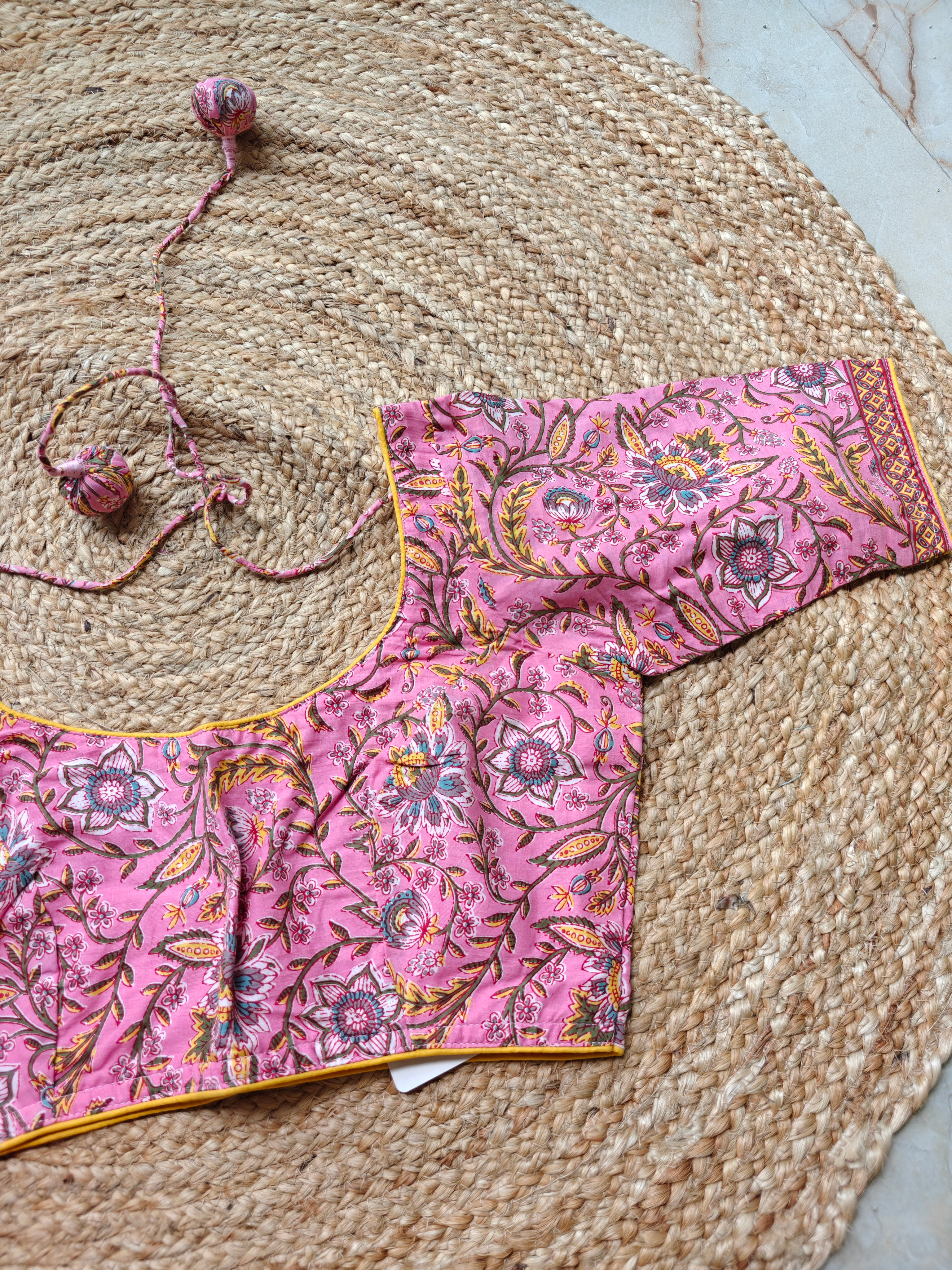Block Printed Blouse-2
