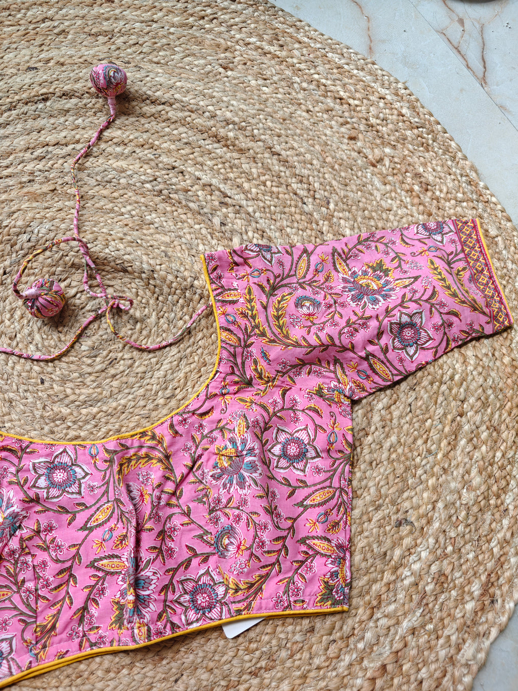 Block Printed Blouse-2