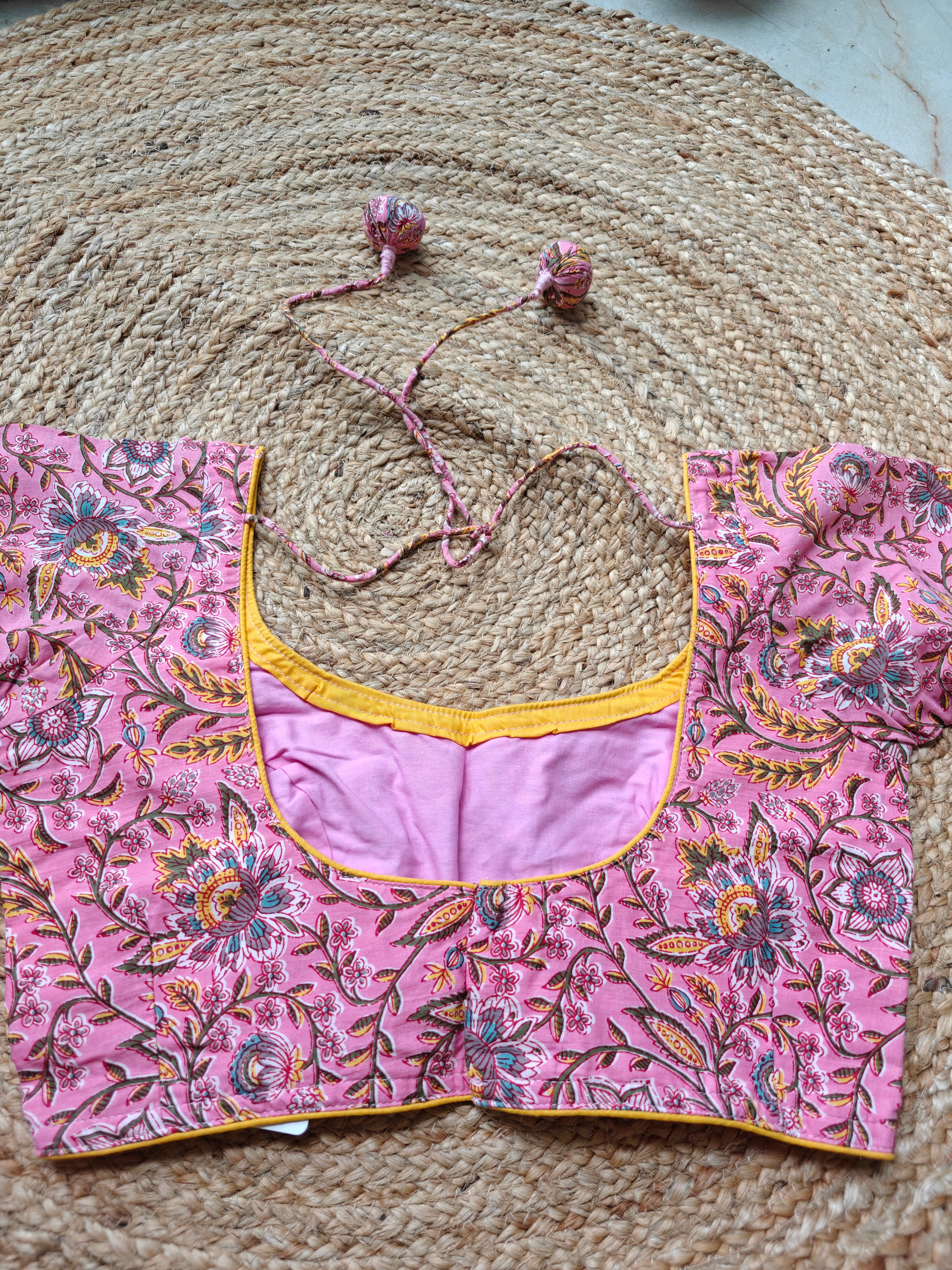 Block Printed Blouse-2