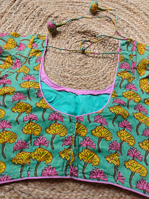 Block Printed Blouse-4