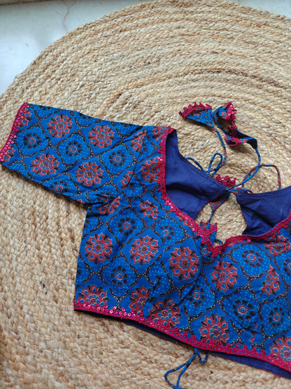 Damini Blouse (Maroon)