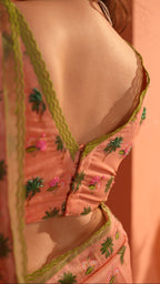 Peachy Gleam  Blouse