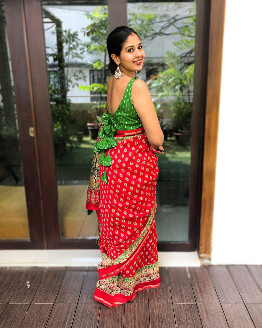 Red Affair Saree