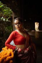 Laal Gota  Patti Blouse