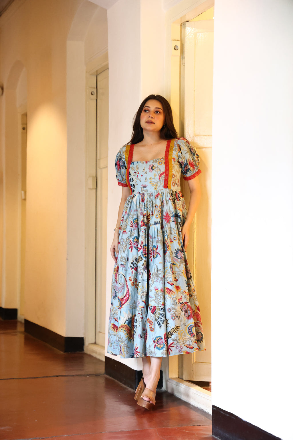 Akashi Printed Maxi Dress