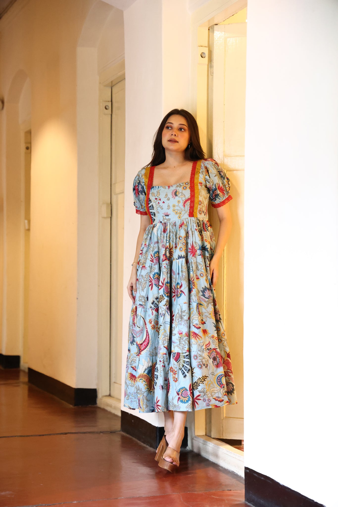 Akashi Printed Maxi Dress