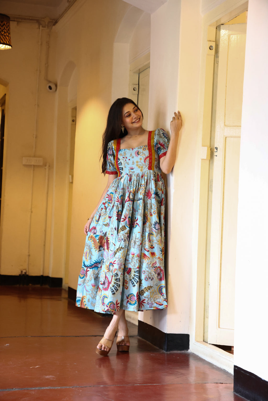 Akashi Printed Maxi Dress