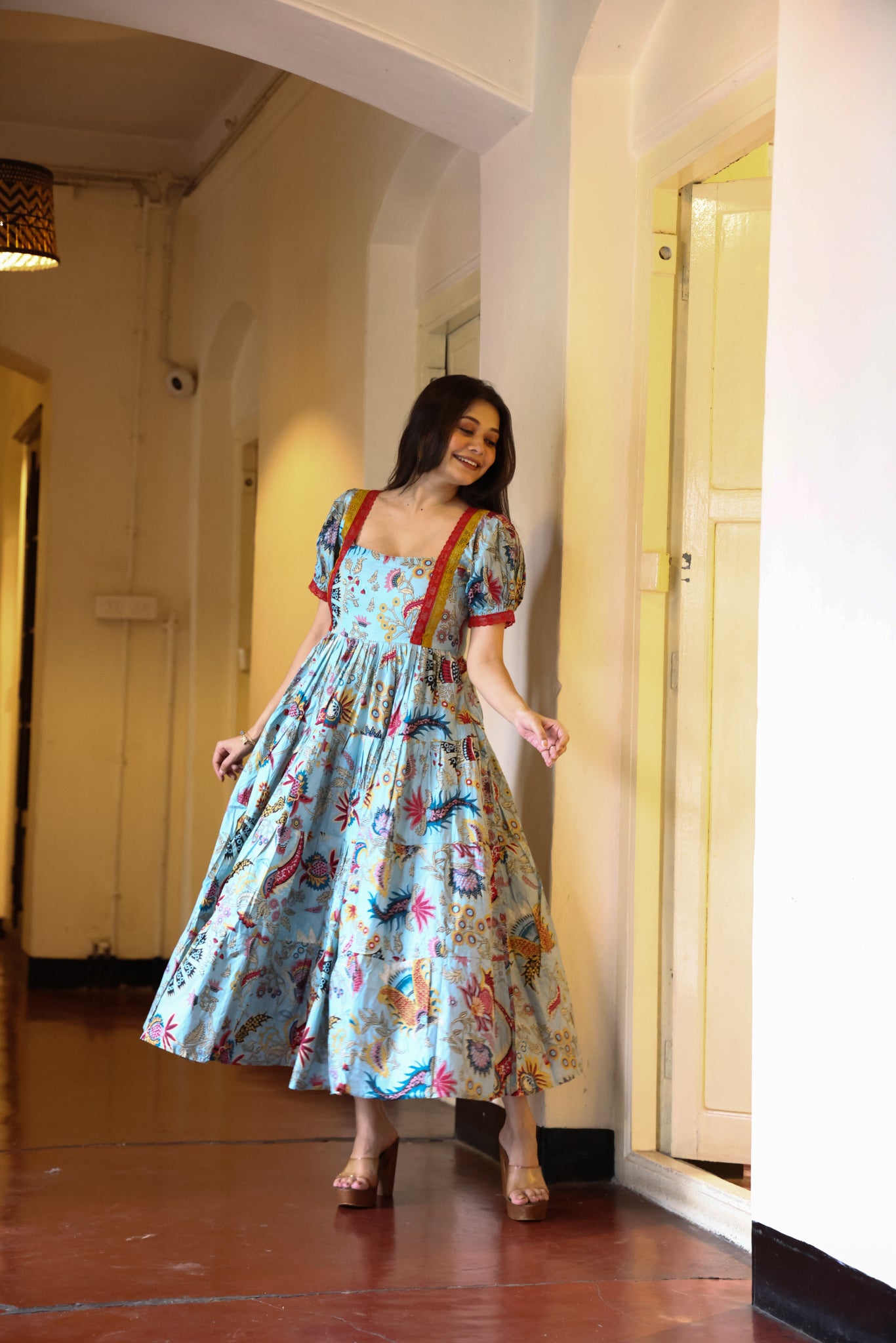 Akashi Printed Maxi Dress