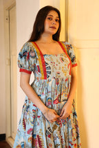 Akashi Printed Maxi Dress