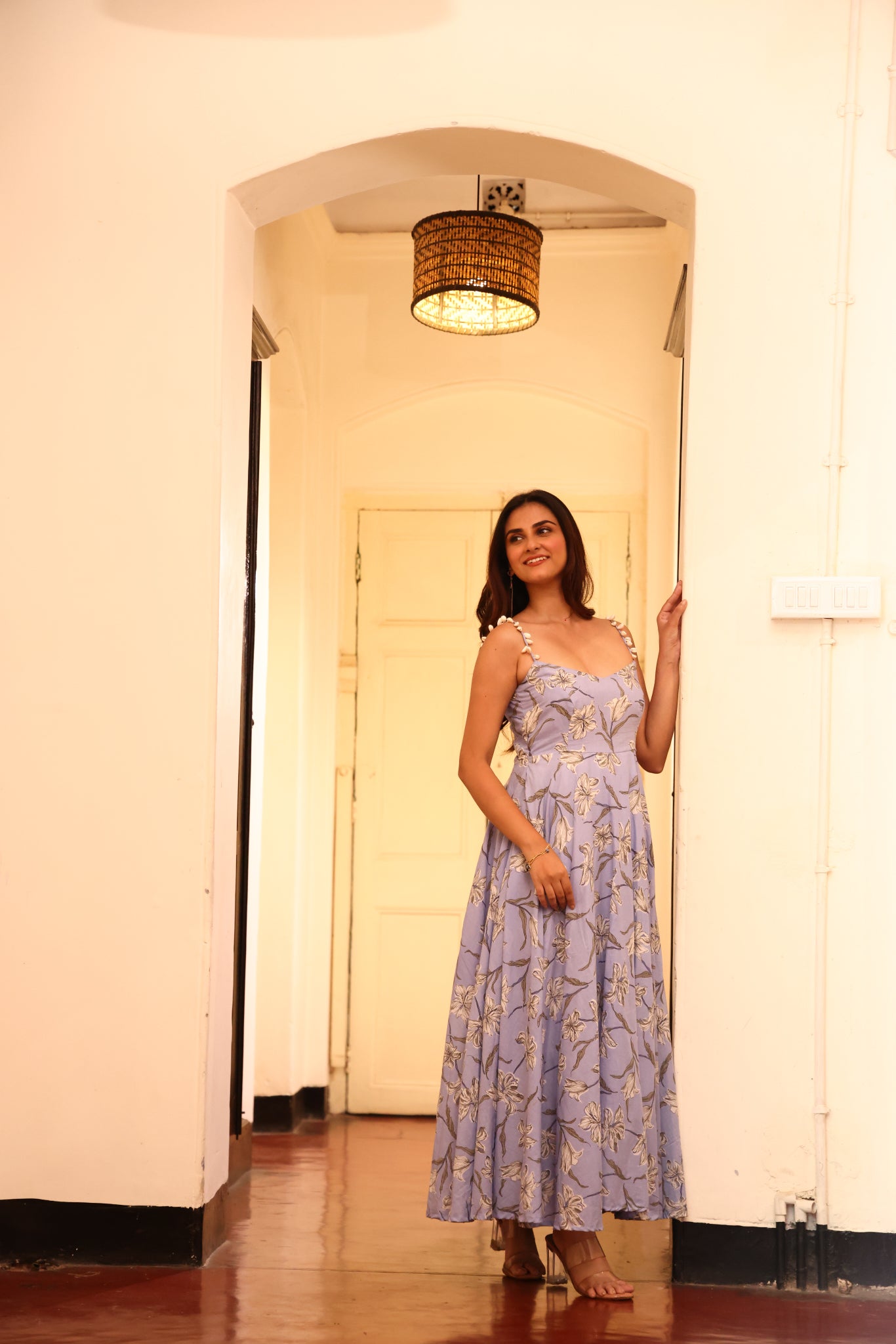 Lavender Bloom Maxi Dress